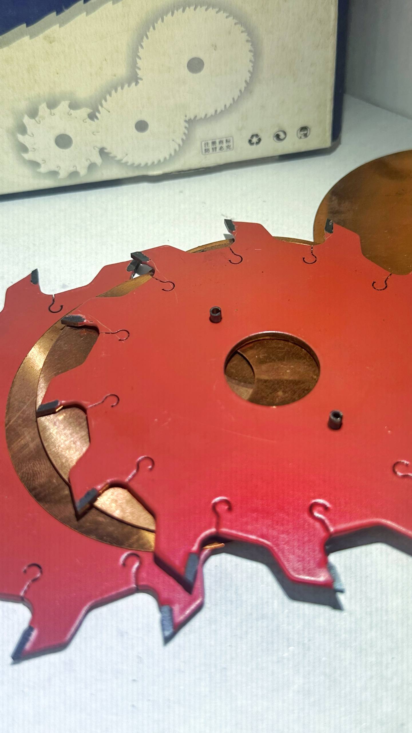 Составной подрезной пильный диск